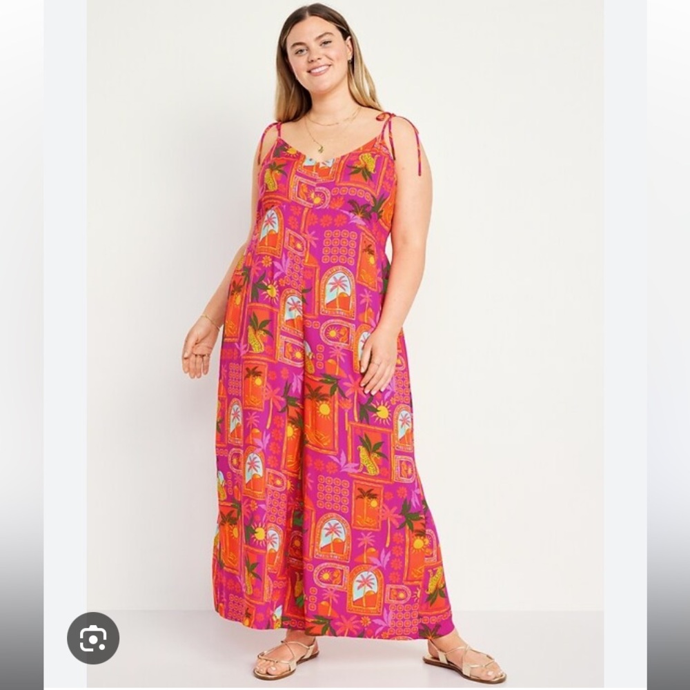 Sleeveless Wide-Leg Jumpsuit